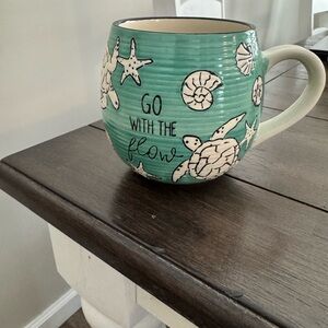 Karma Teal Mug with Nautical Design